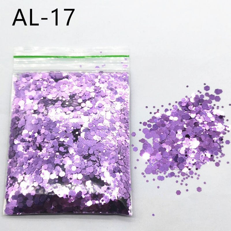 10g Nail Art Big Sequins Mixed Sequins Glitter Powder