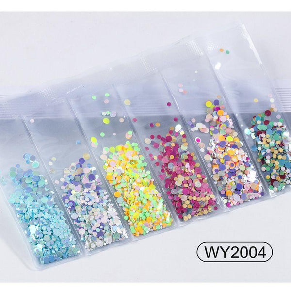 Nail Art Accessories Glitter Sequins Laser Diamond Love Heart Nail Patch