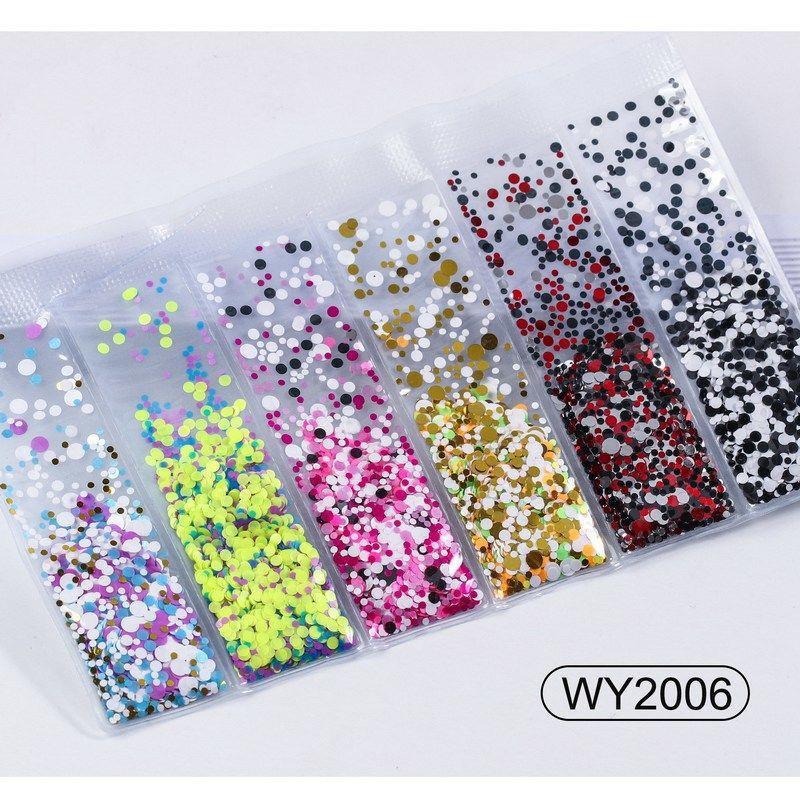 Nail Art Accessories Glitter Sequins Laser Diamond Love Heart Nail Patch