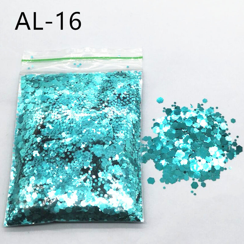 10g Nail Art Big Sequins Mixed Sequins Glitter Powder