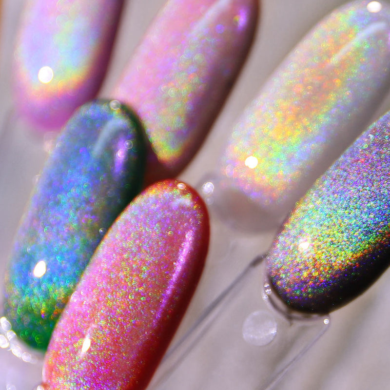 Universal Colorful Cat Eye Gel Polish Laser Rainbow UV Polish